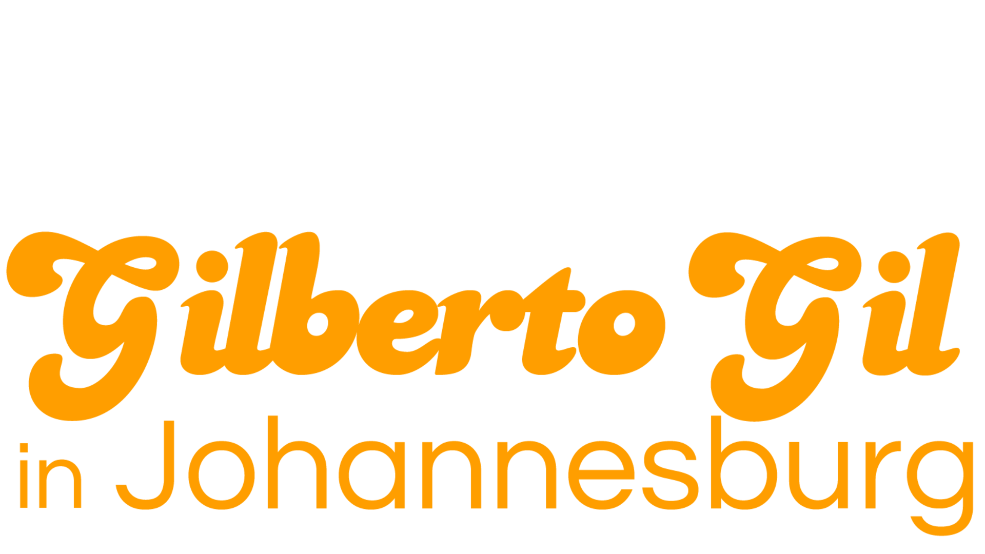 Gilberto Gil live in Johannesburg