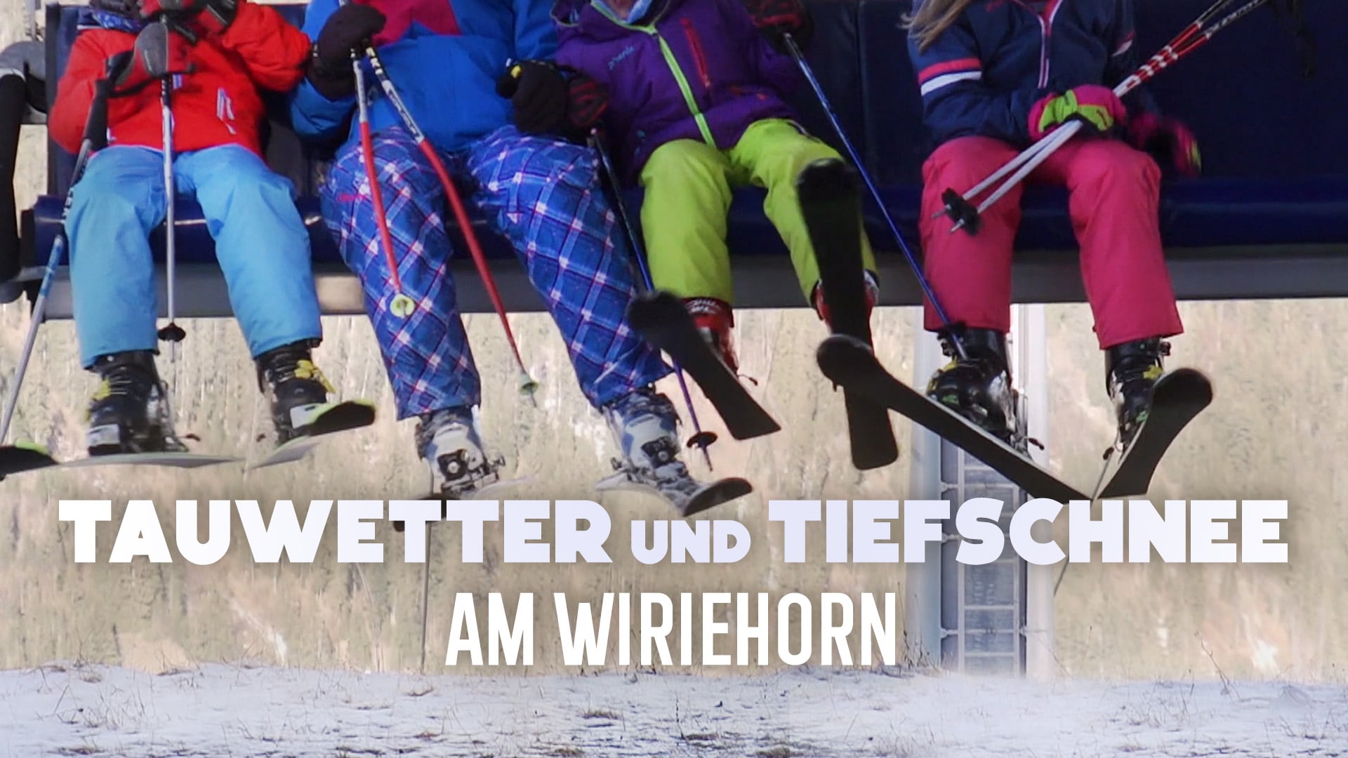 Tauwetter und Tiefschnee am Wiriehorn