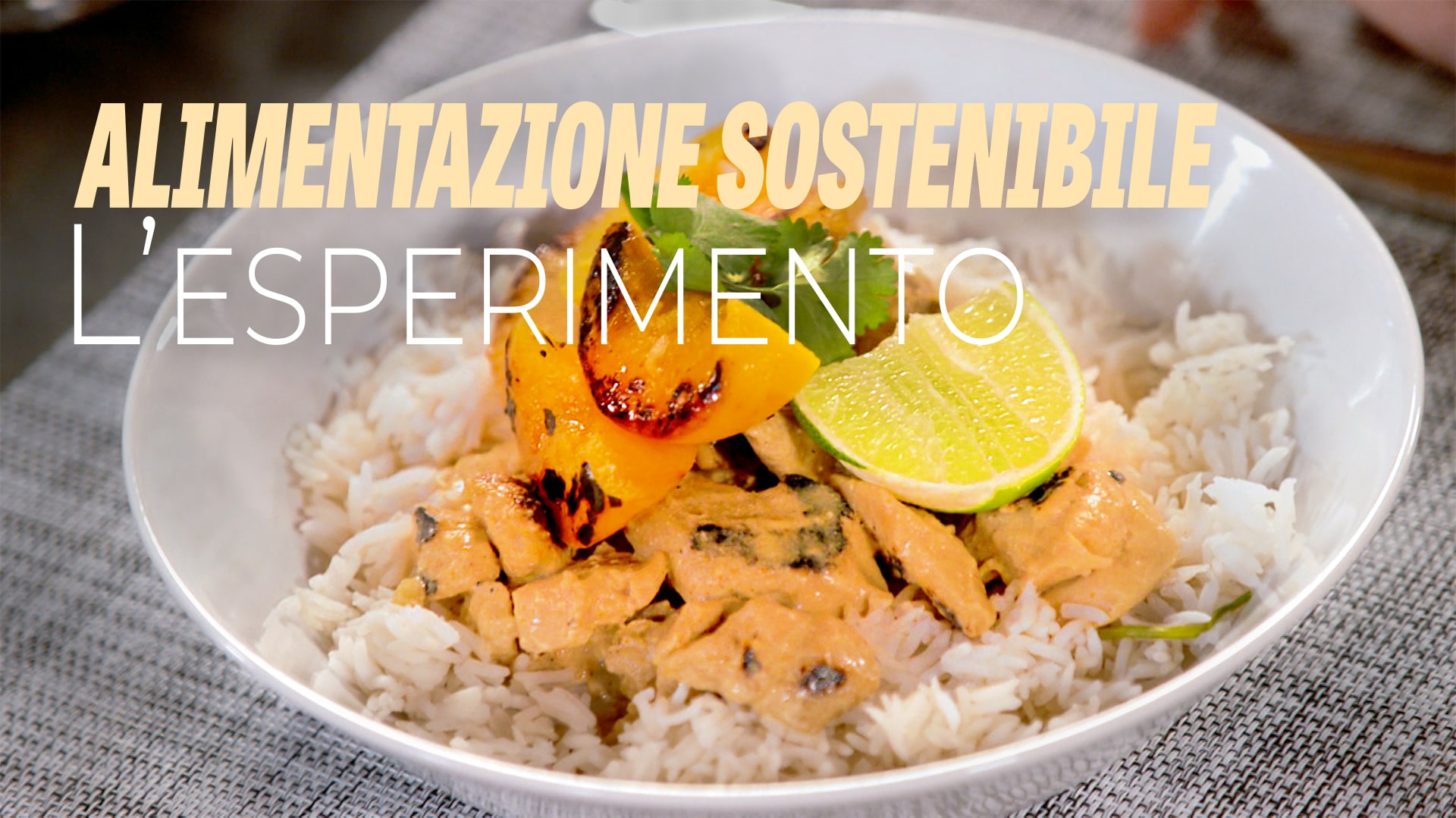 Alimentazione sostenibile: l'esperimento