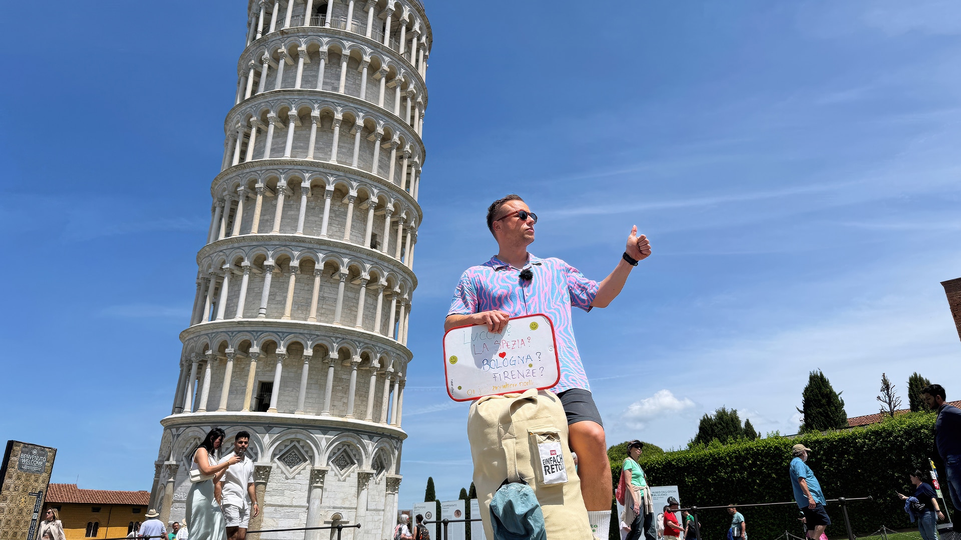 Jan Fitze voyage en Italie