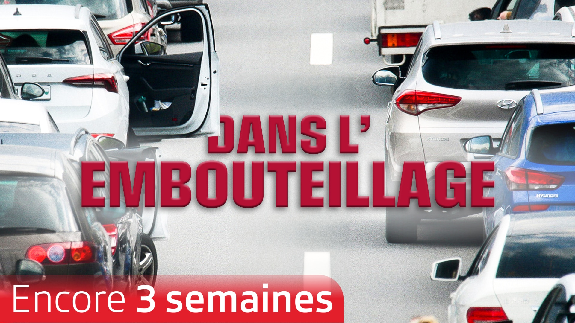 Dans l'embouteillage