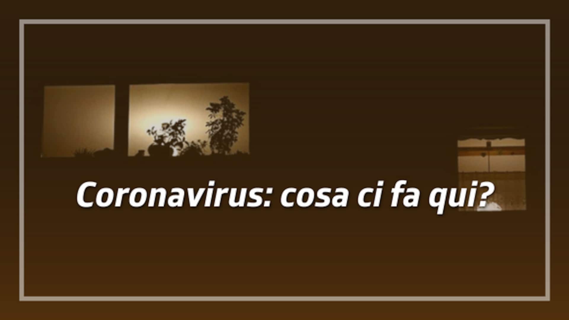 Coronavirus: cosa ci fa qui?