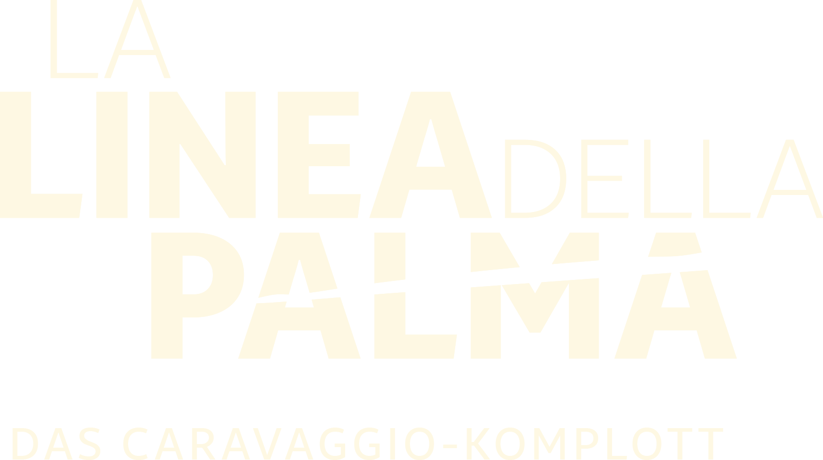 La linea della palma - Das Caravaggio-Komplott