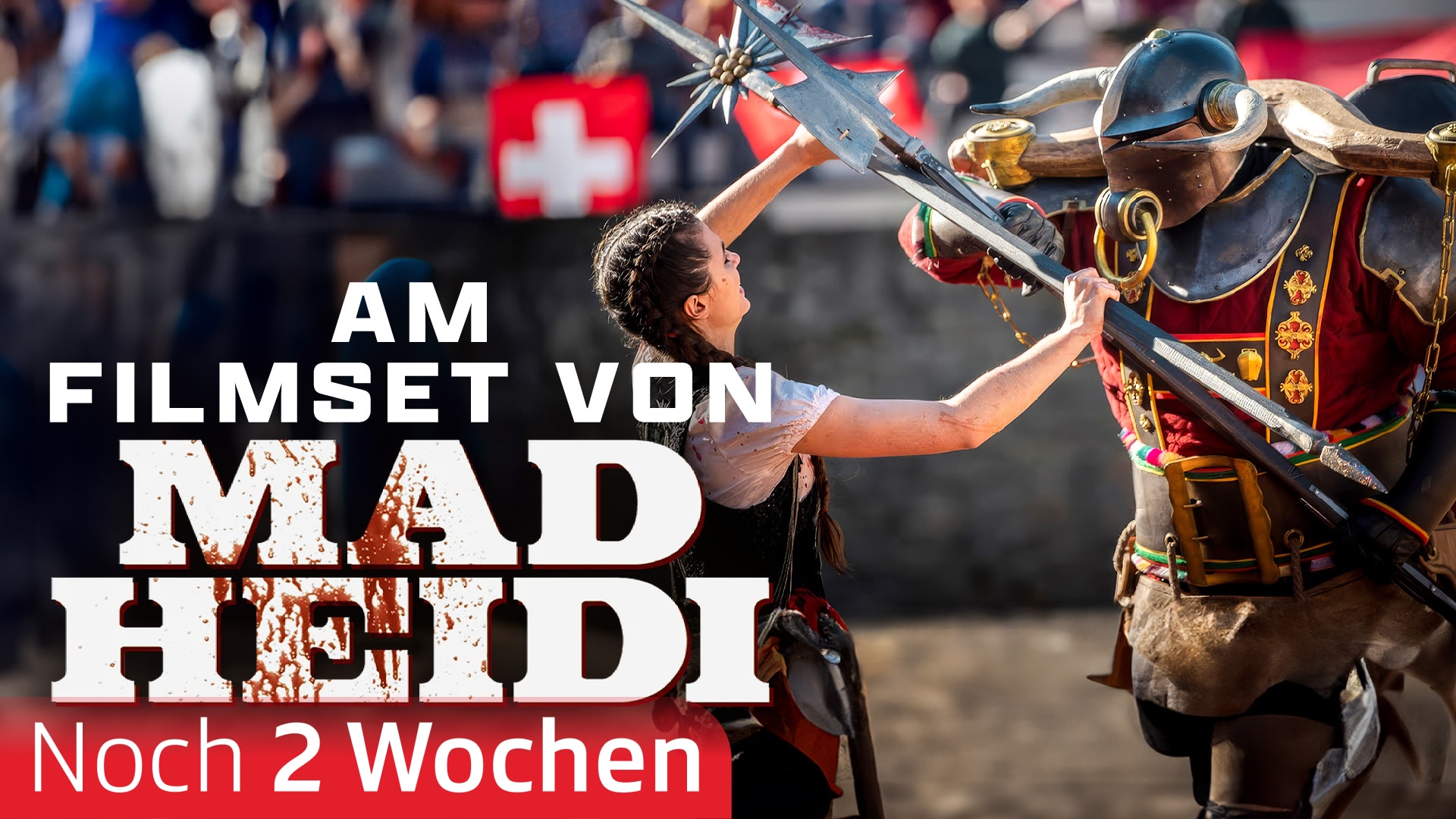 Am Filmset von «Mad Heidi»