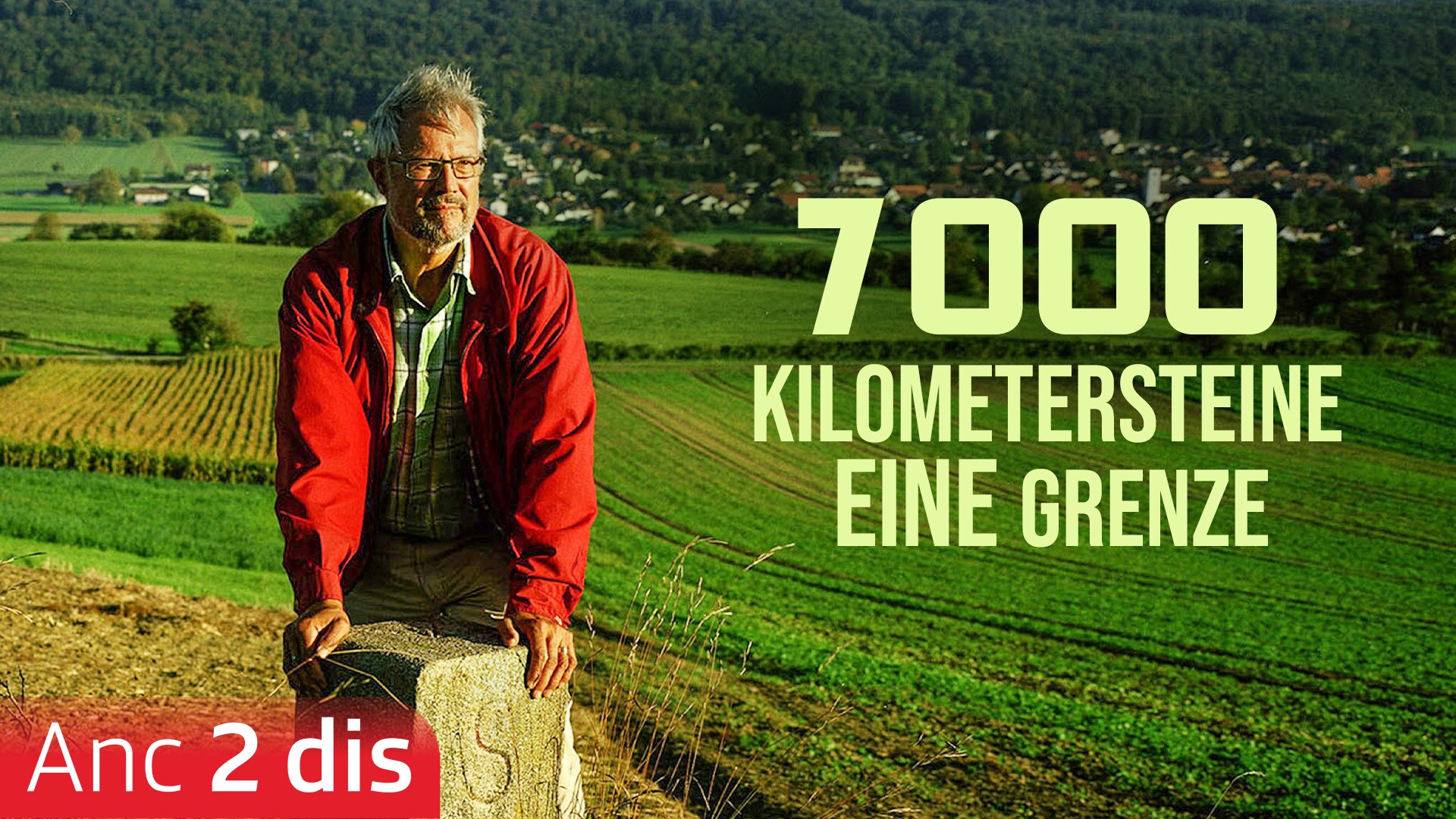 7000 Kilometersteine, eine Grenze