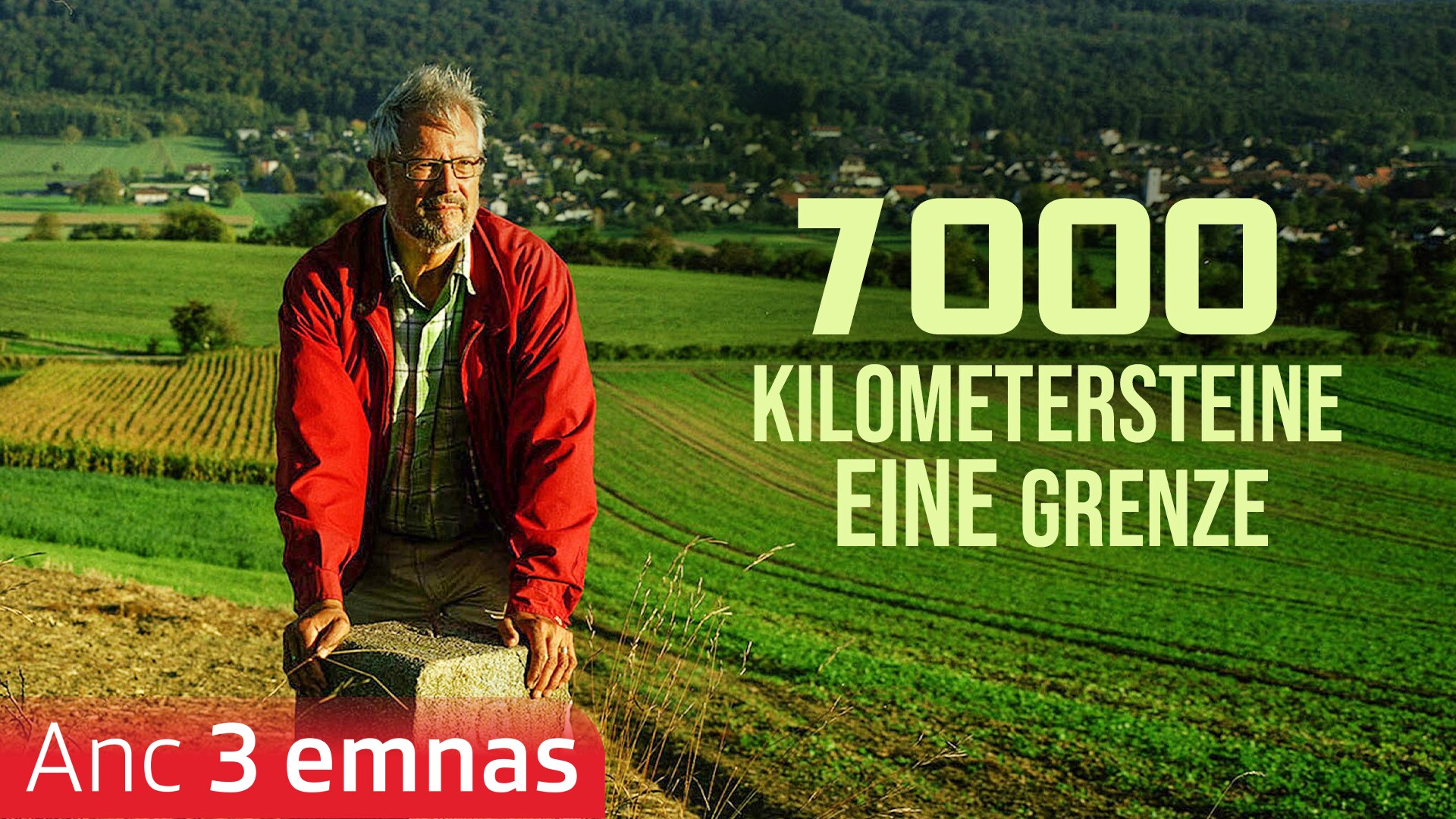 7000 Kilometersteine, eine Grenze