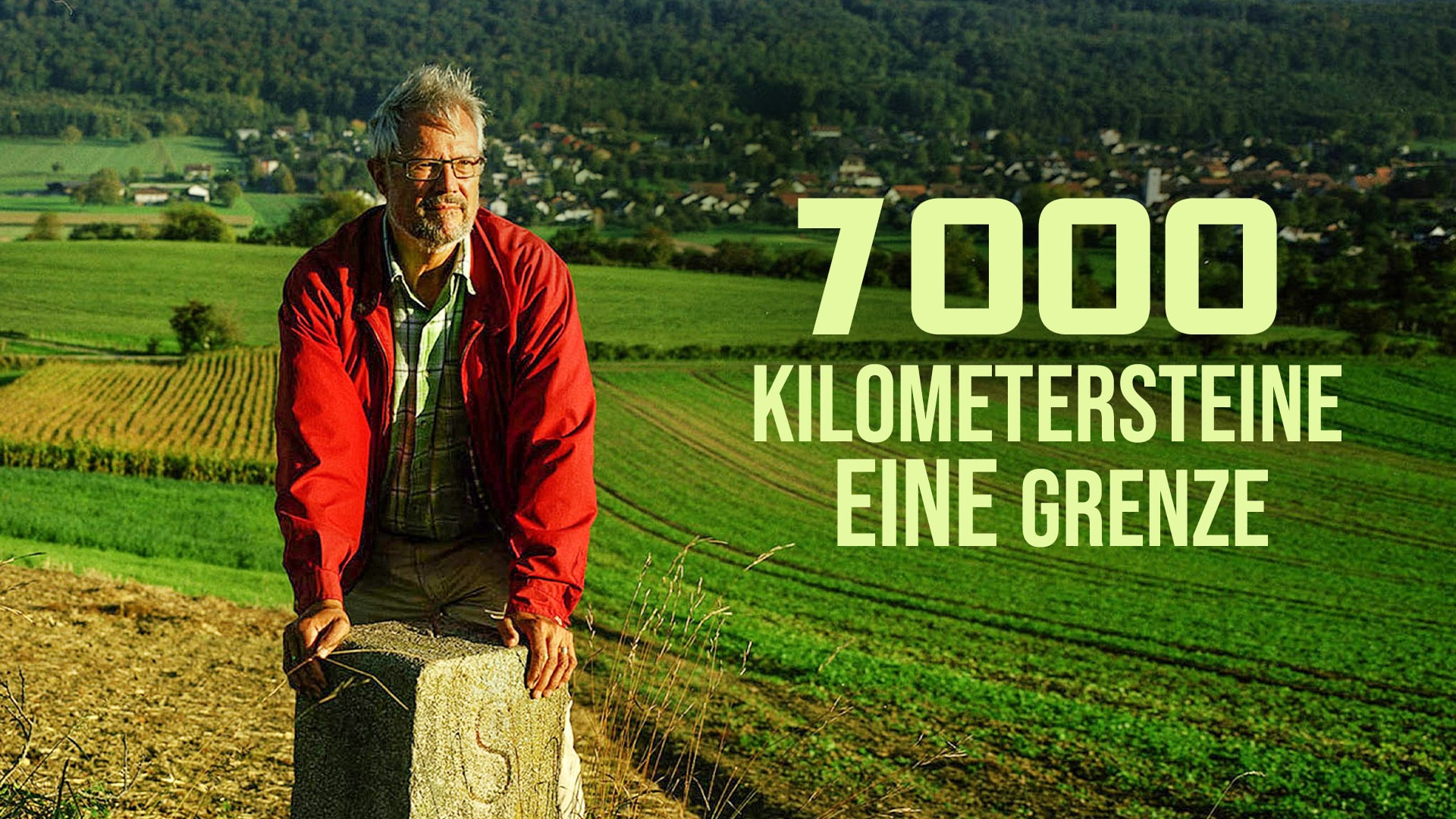 7000 Kilometersteine, eine Grenze