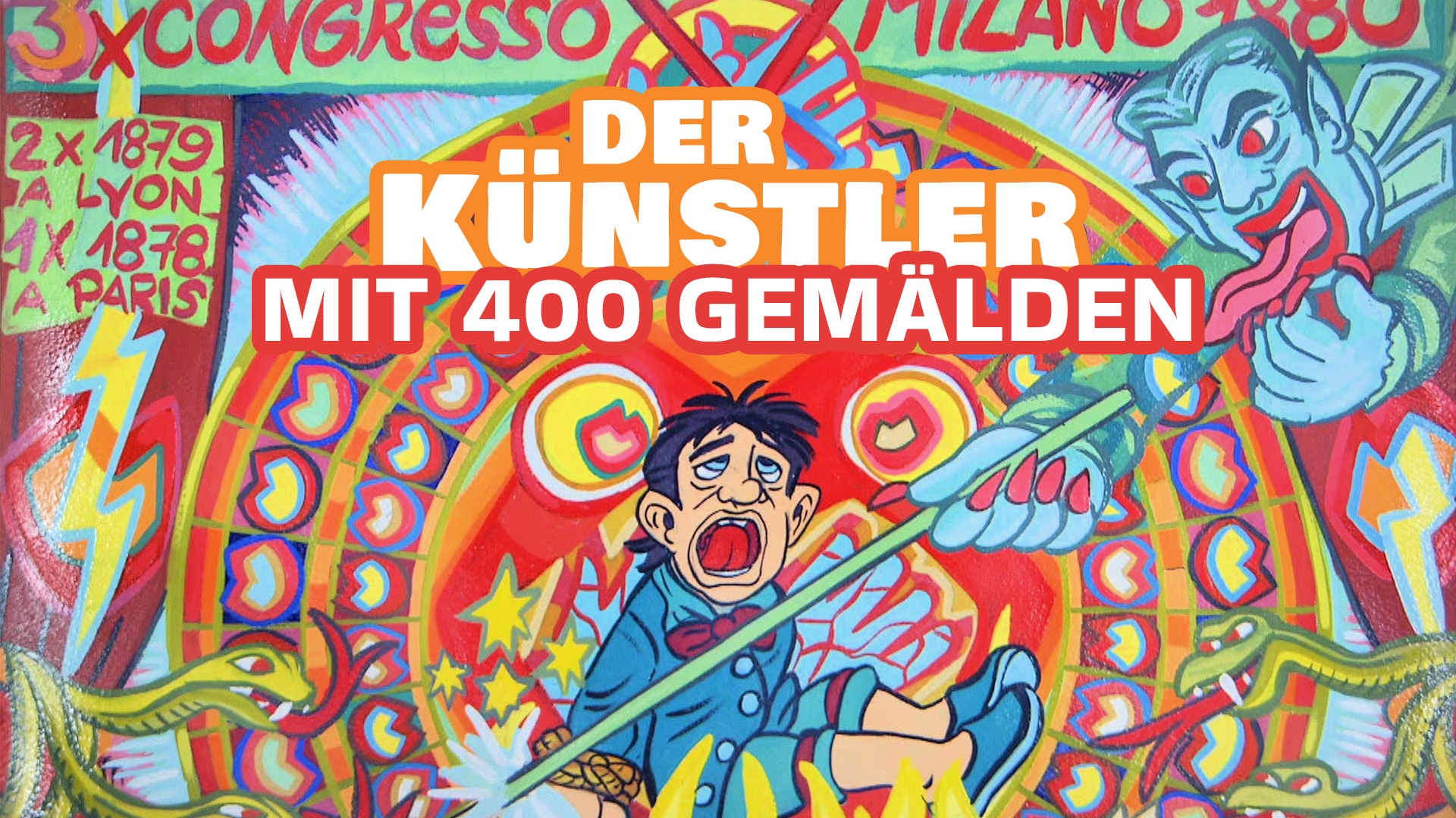 Der Künstler mit 400 Gemälden