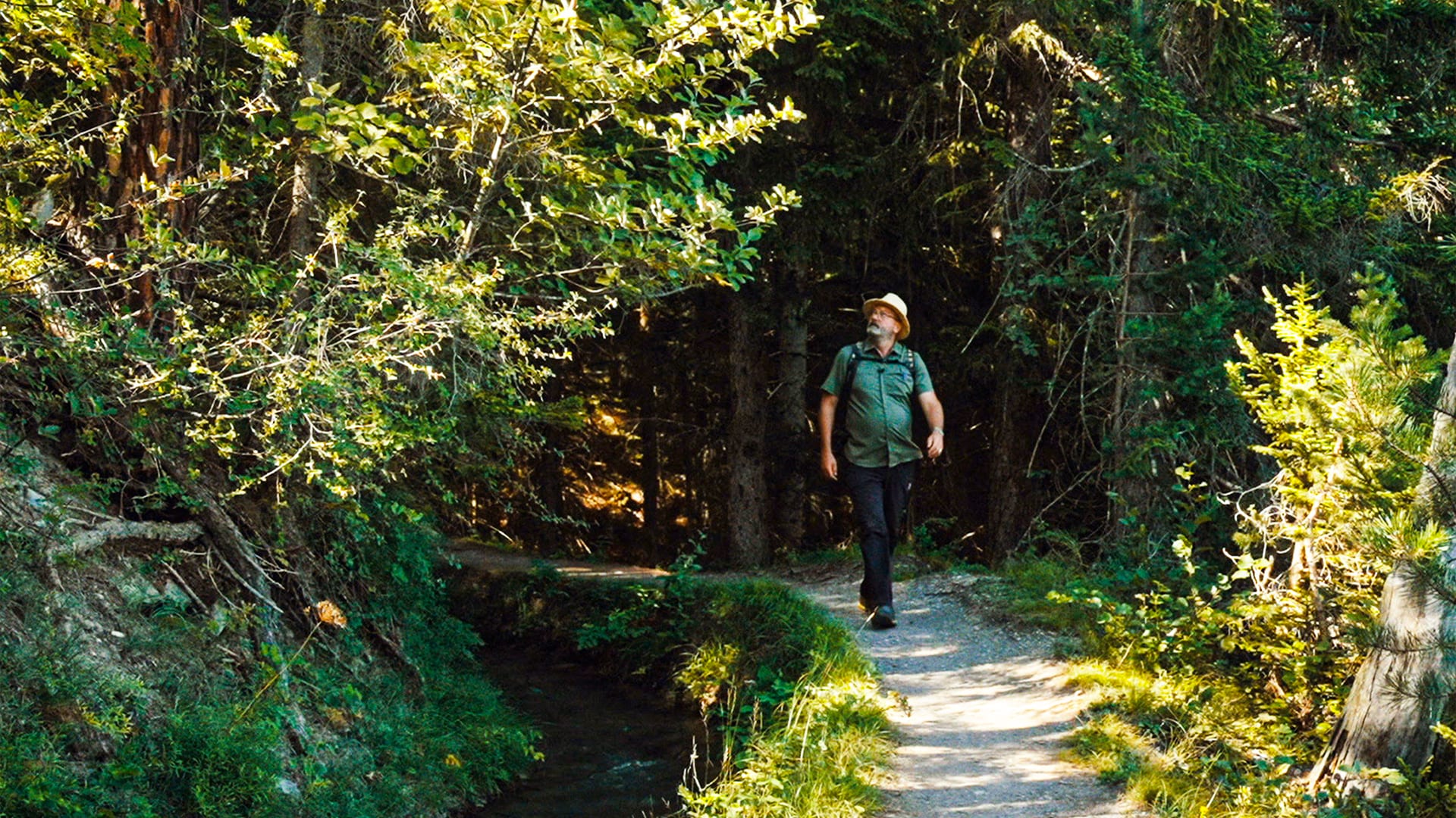 Unterwegs an der Suone von Ayent