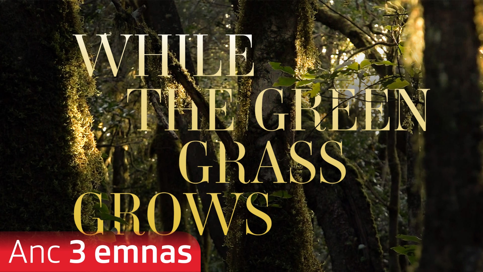 While the Green Gras Grows