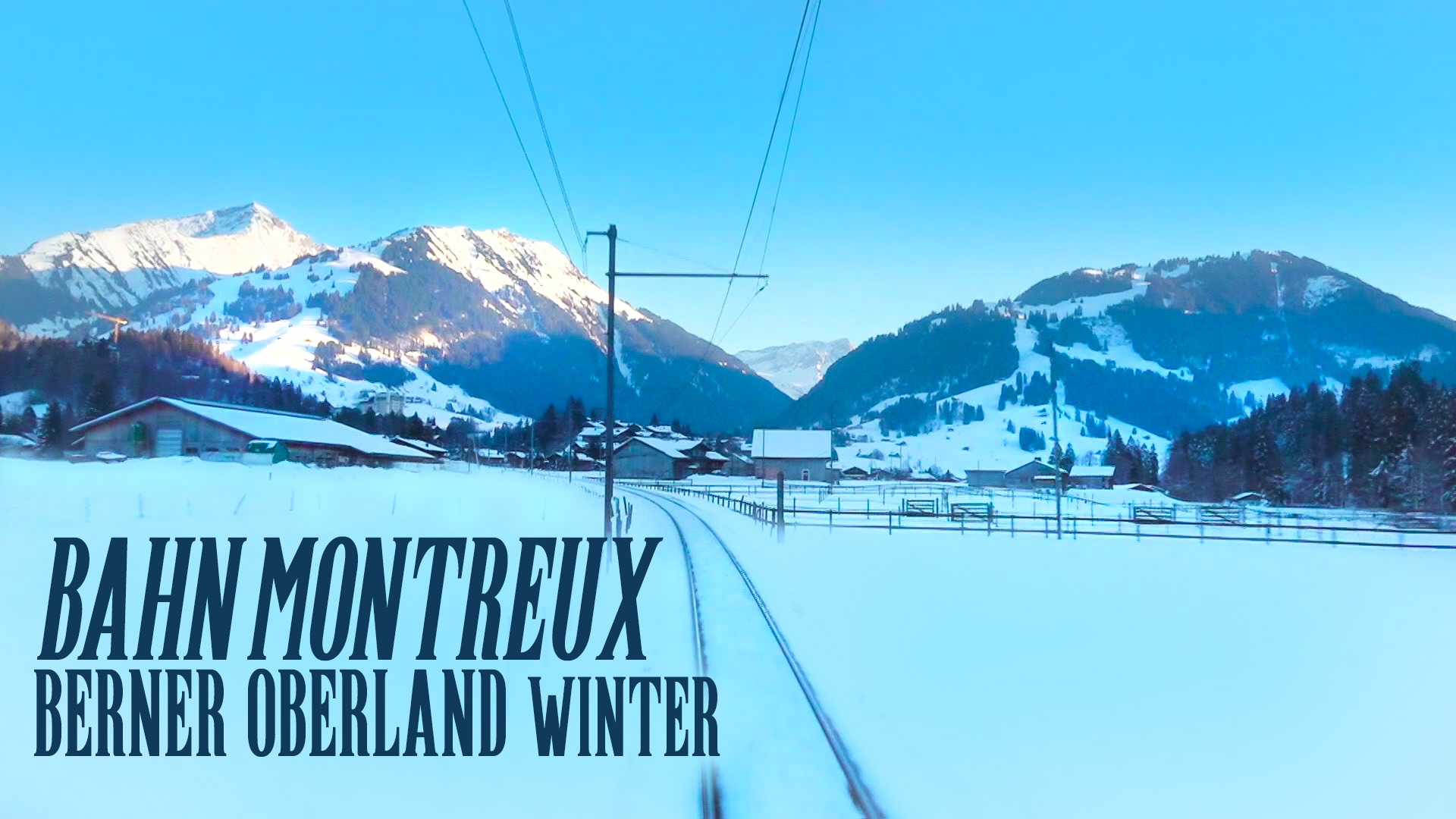 Slow Suisse - Bahn Montreux Berner Oberland Winter