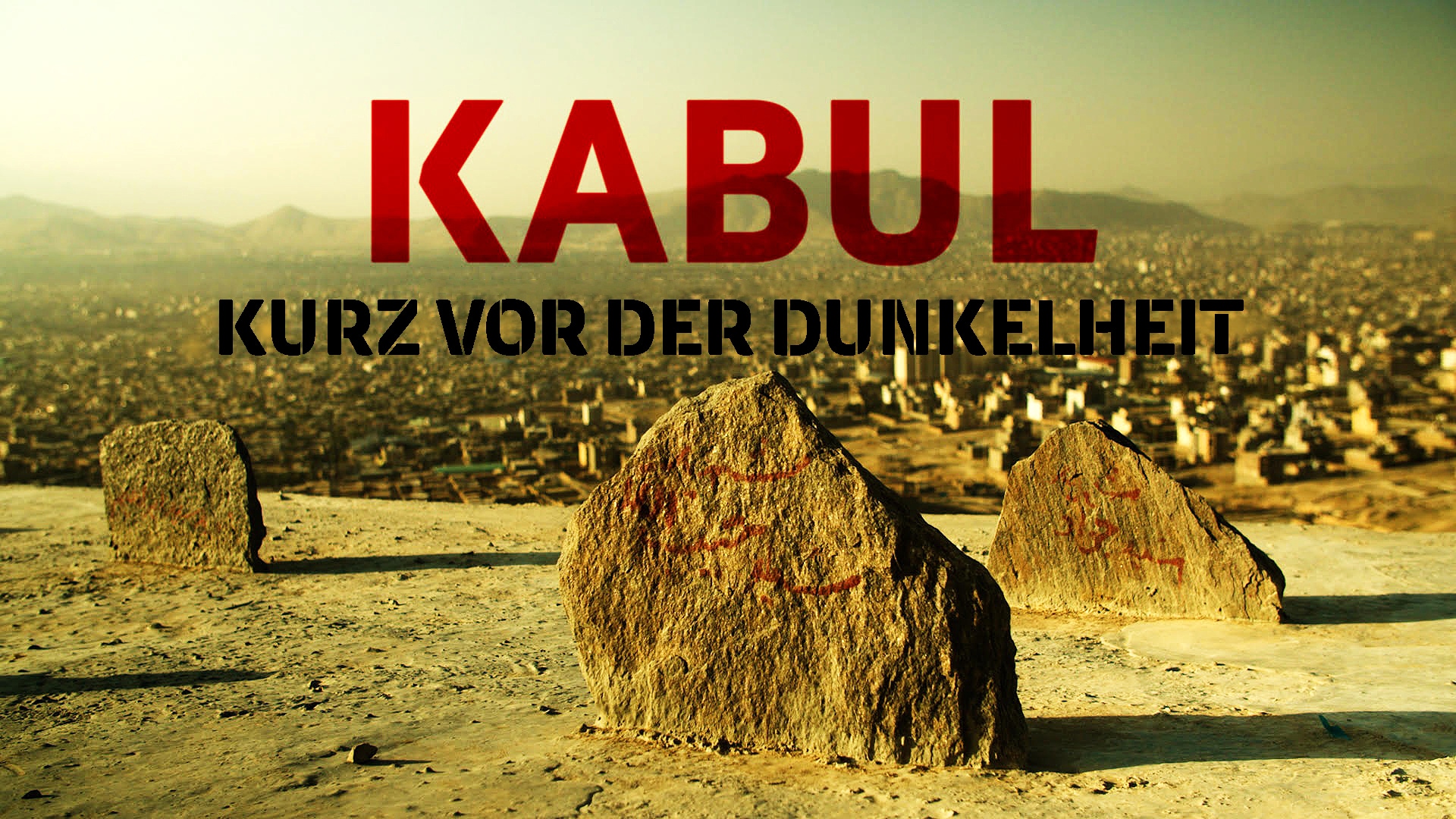 Kabul, kurz vor der Dunkelheit