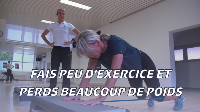 Fais peu d'exercice et perds beaucoup de poids