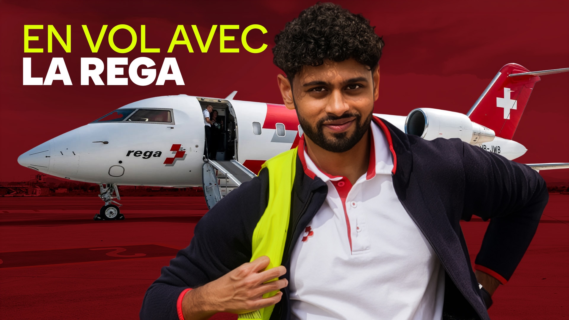 En vol avec la Rega