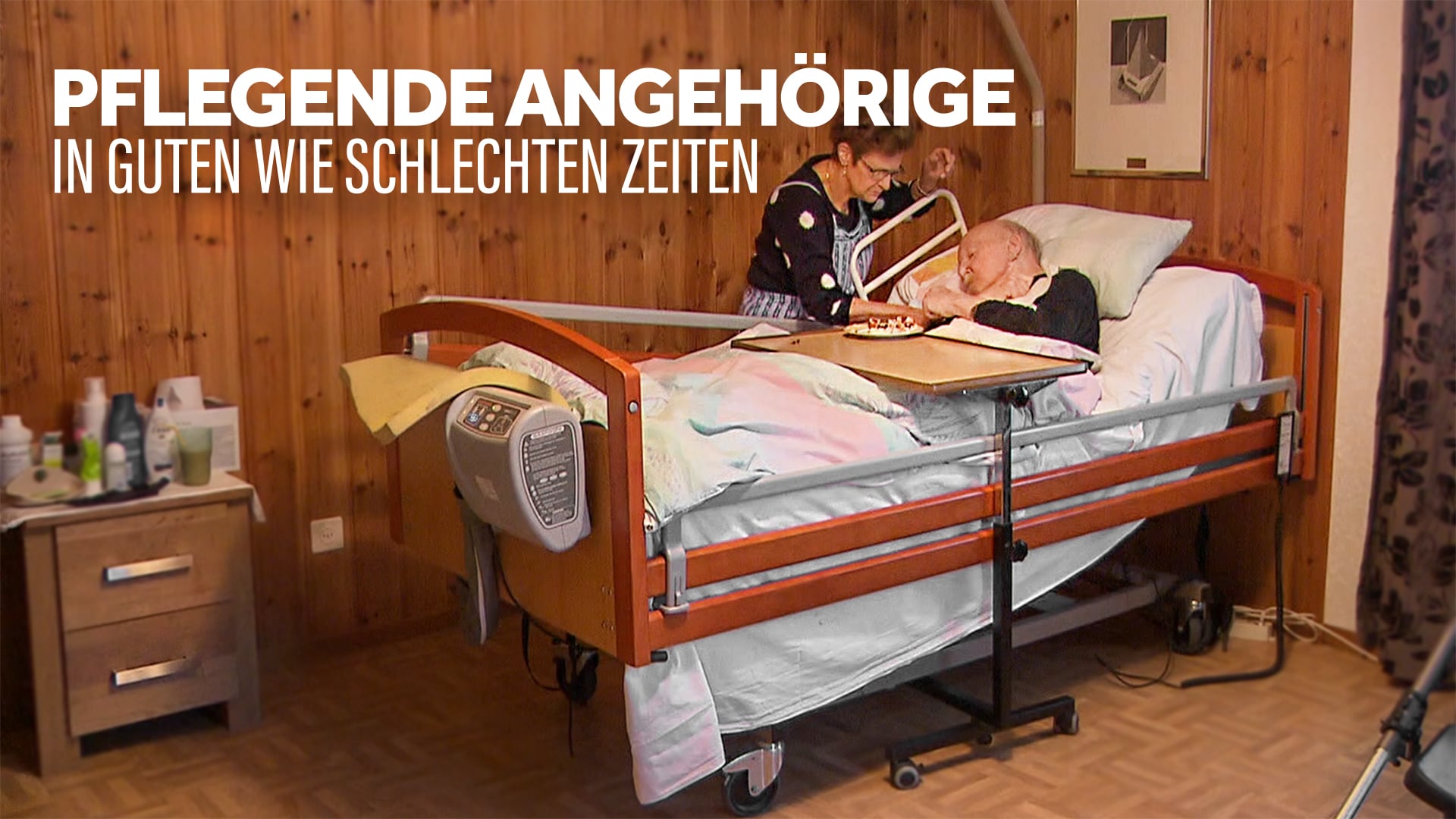 Pflegende Angehörige, in guten wie in schlechten Zeiten.
