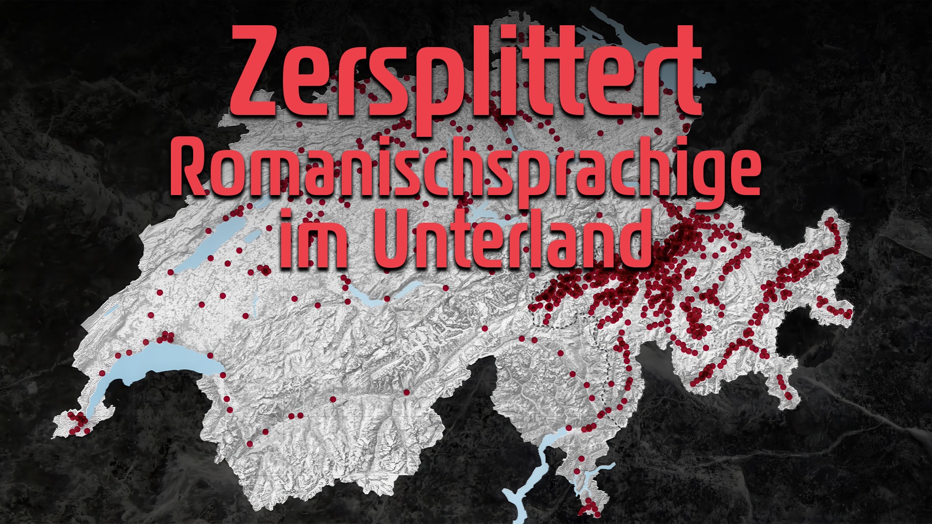 Zersplittert – Romanischsprachige im Unterland