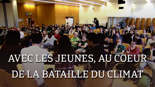 Avec les jeunes, au coeur de la bataille du climat