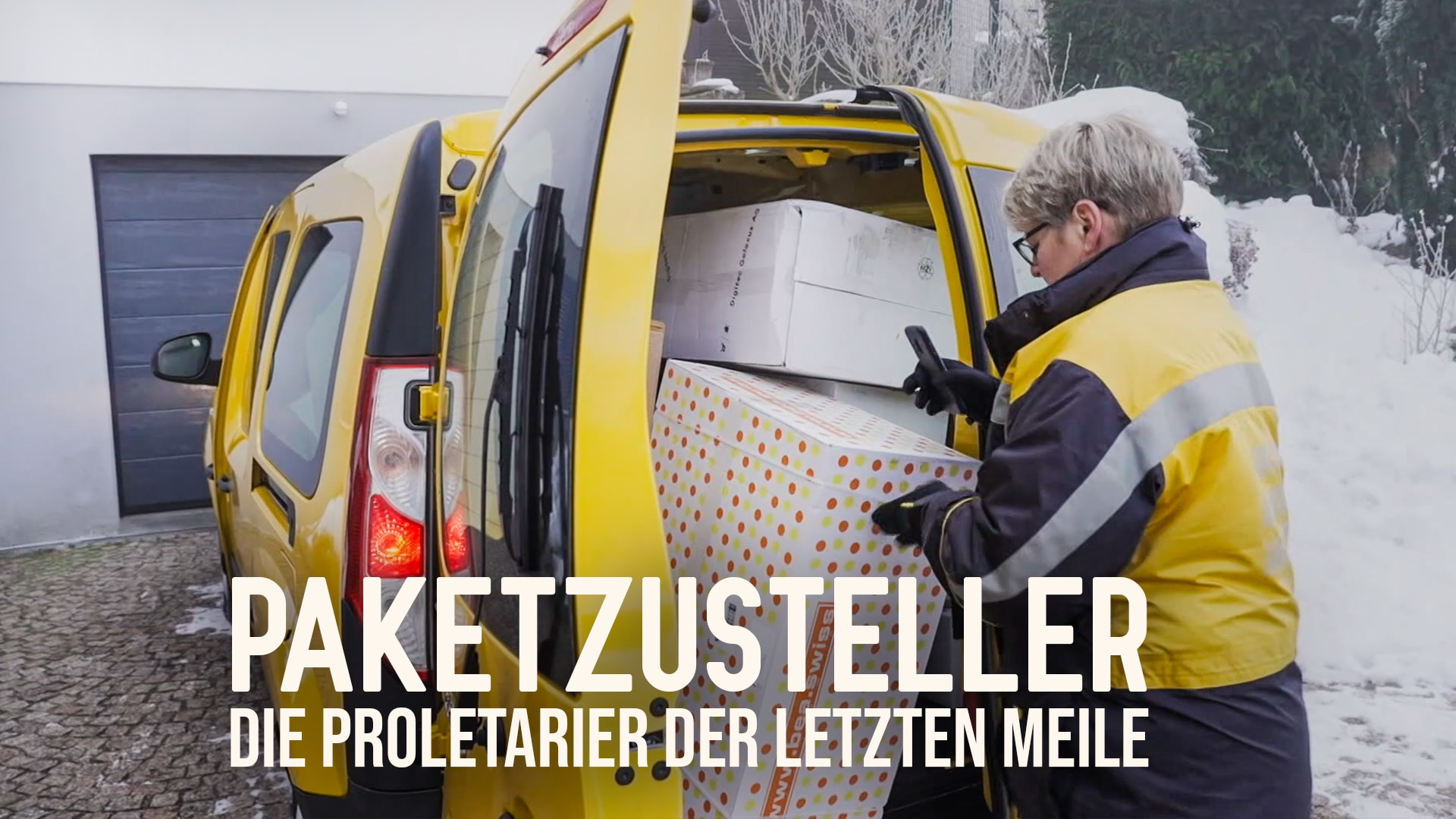 Paketzusteller, die Proletarier der letzten Meile