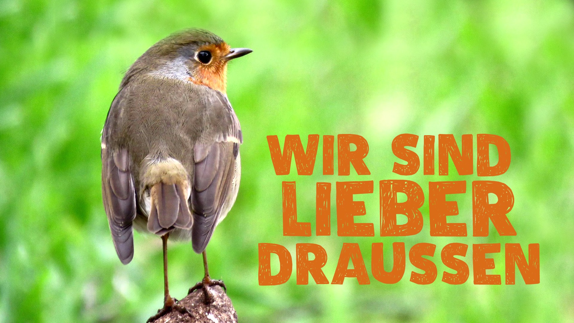 Wir sind lieber draussen