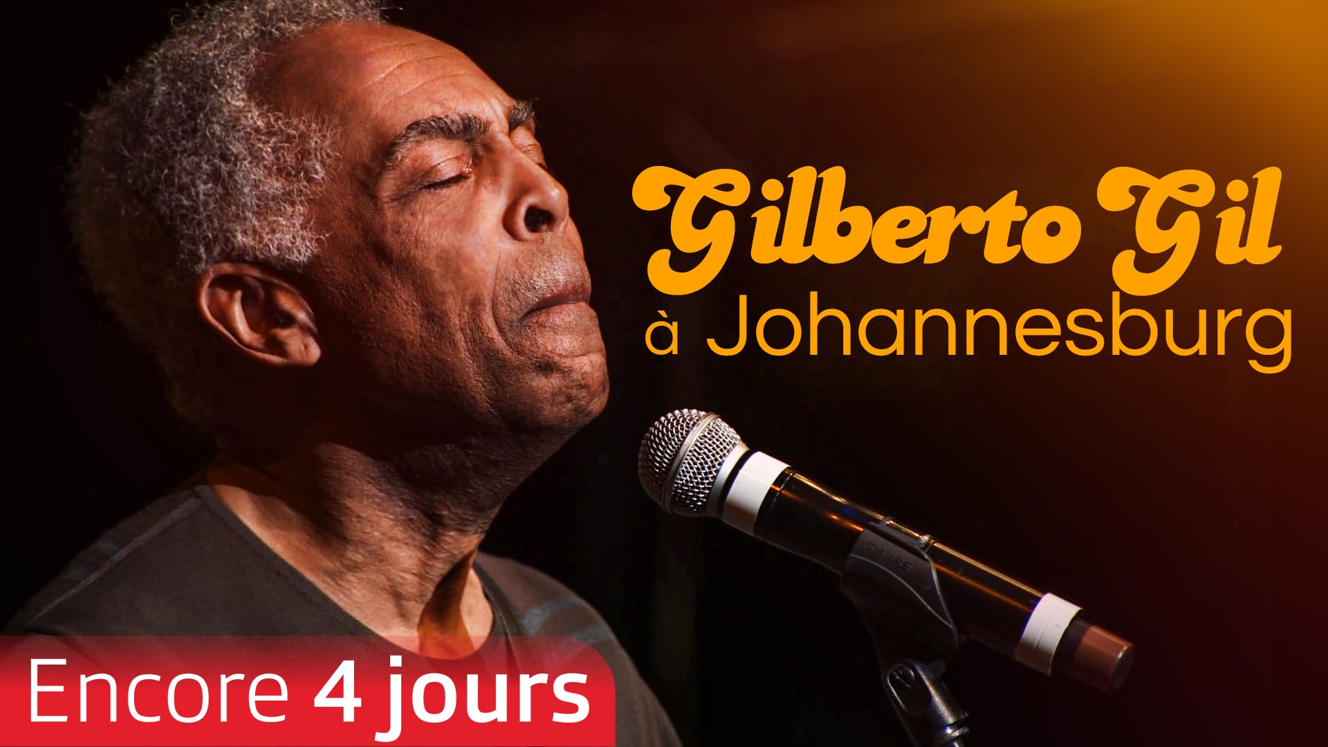Concert de Gilberto Gil à Johannesburg