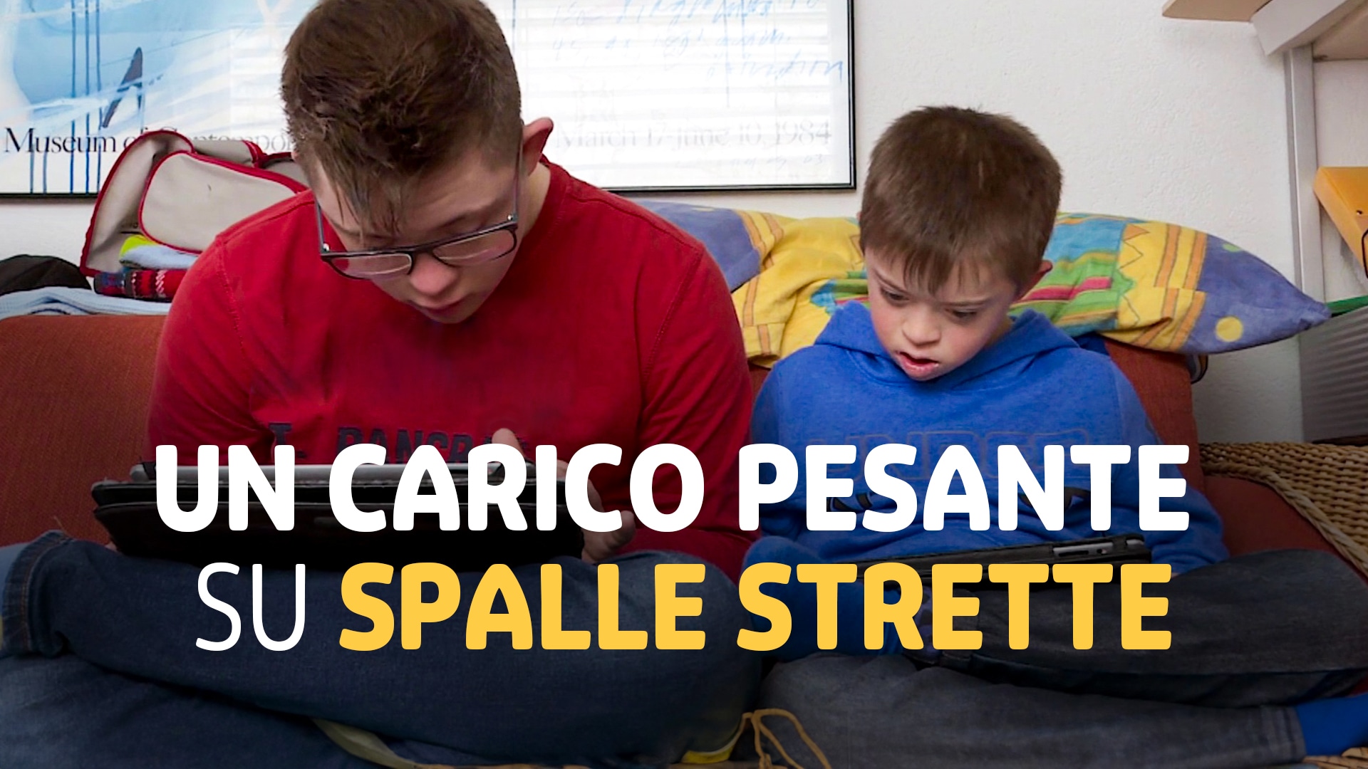 Un carico pesante su spalle strette