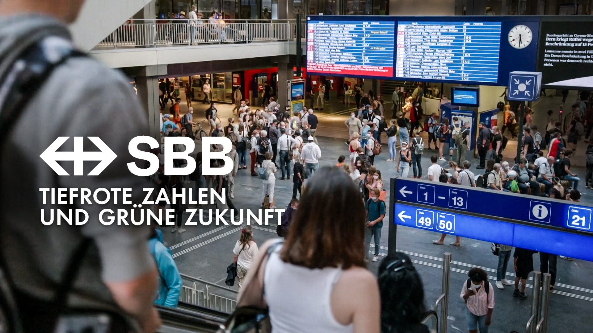 Die SBB – tiefrote Zahlen und grüne Zukunft