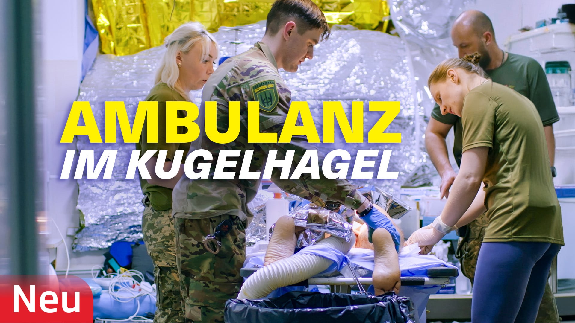 Ukraine: Ambulanz im Kugelhagel