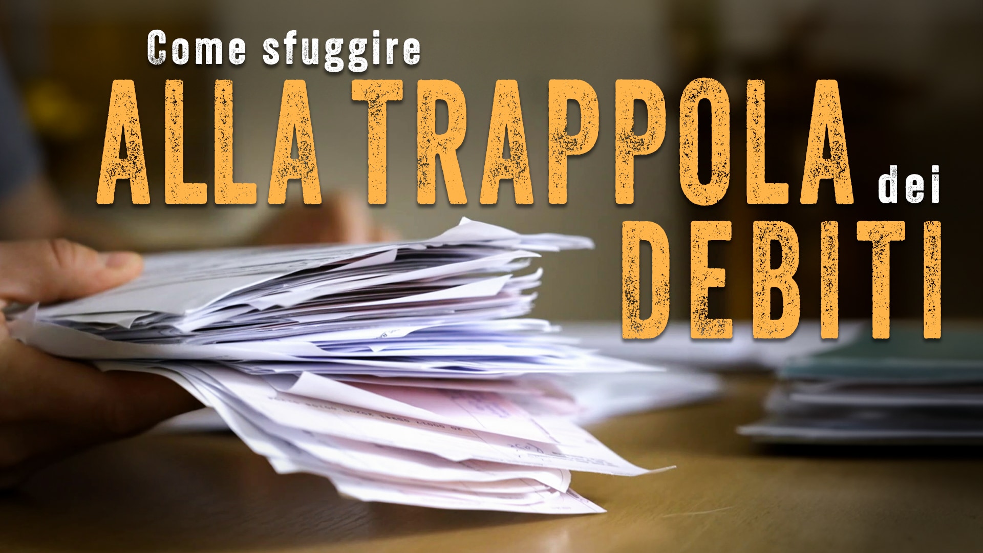 Come sfuggire alla trappola dei debiti