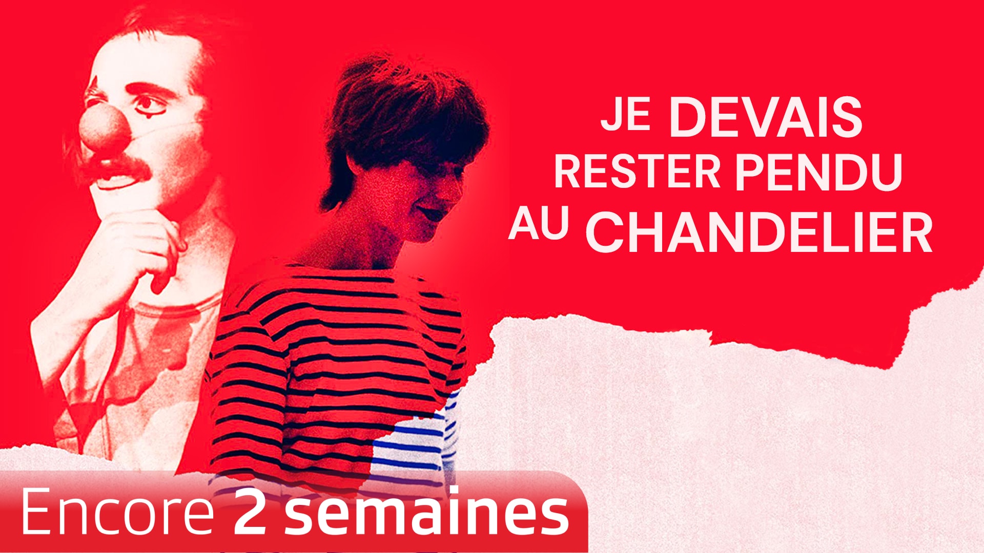 Je devais rester pendu au chandelier