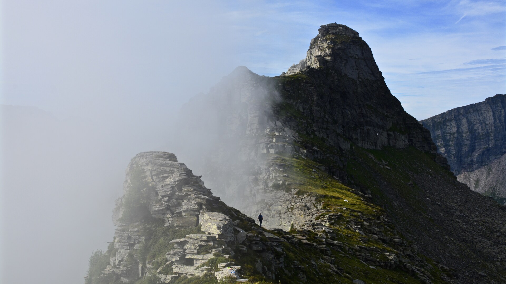 Des crêtes glaciales