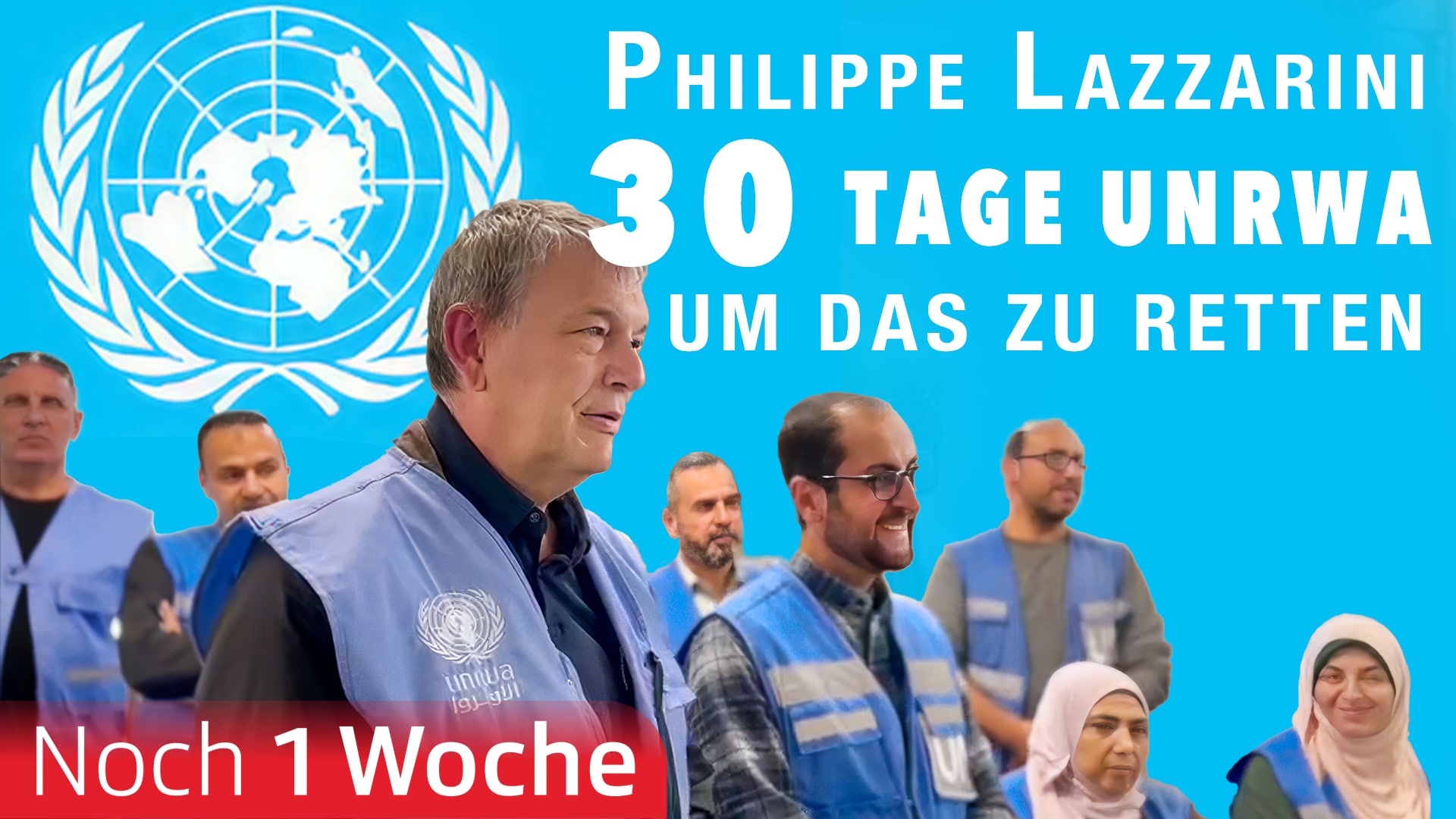 Philippe Lazzarini, 30 Tage, um das UNRWA zu retten