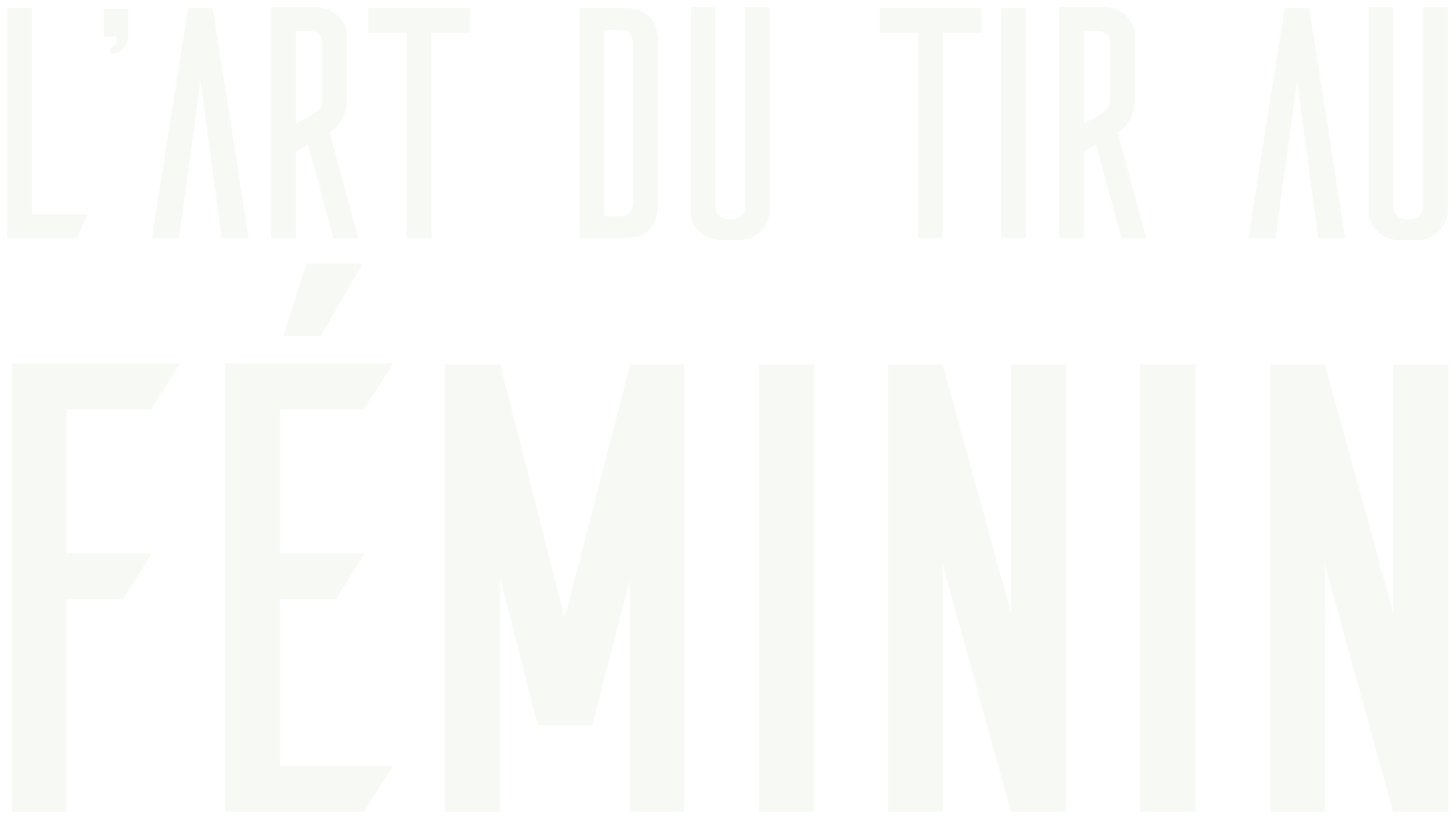 L'art du tir au féminin