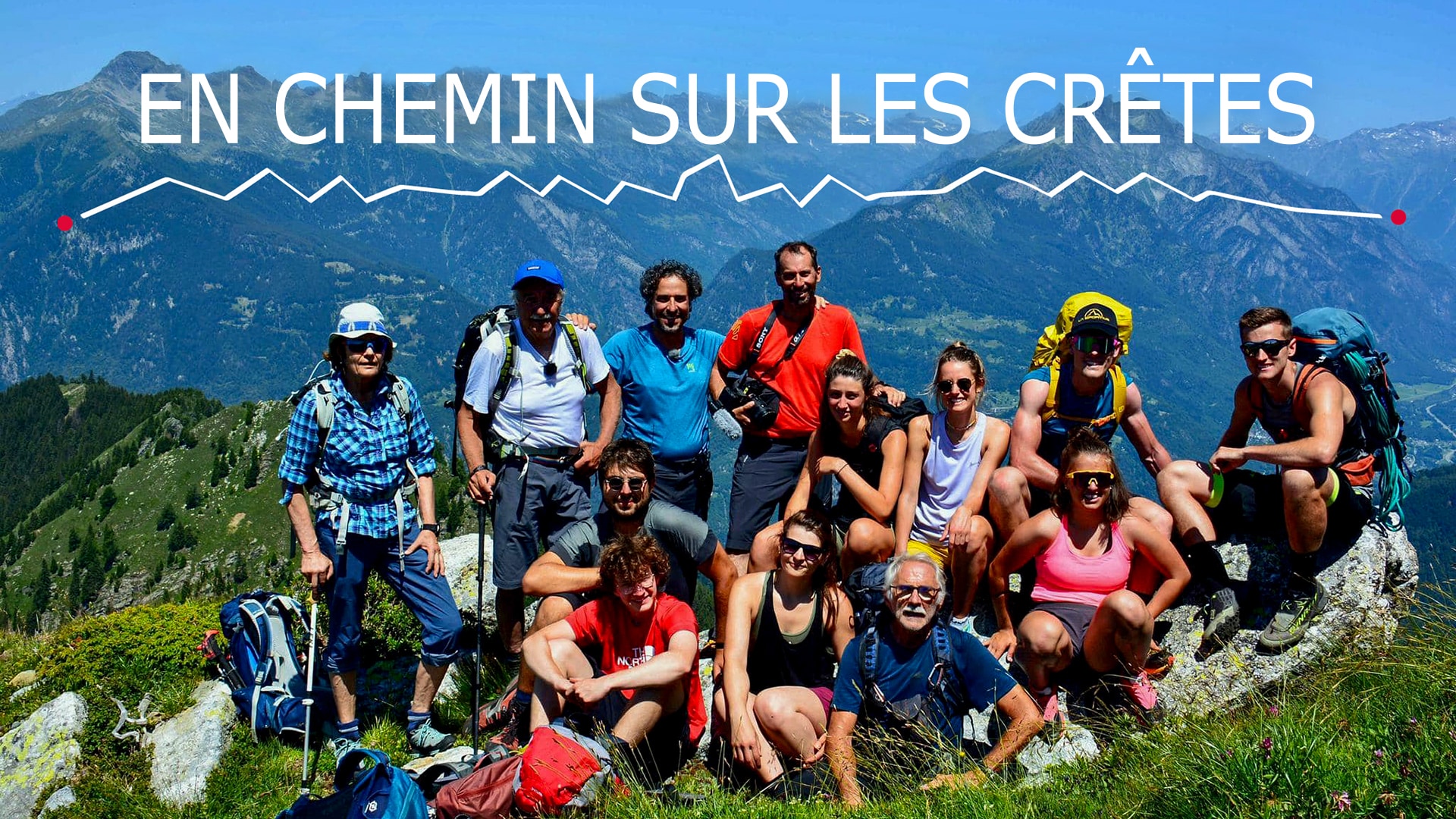 En chemin sur les crêtes