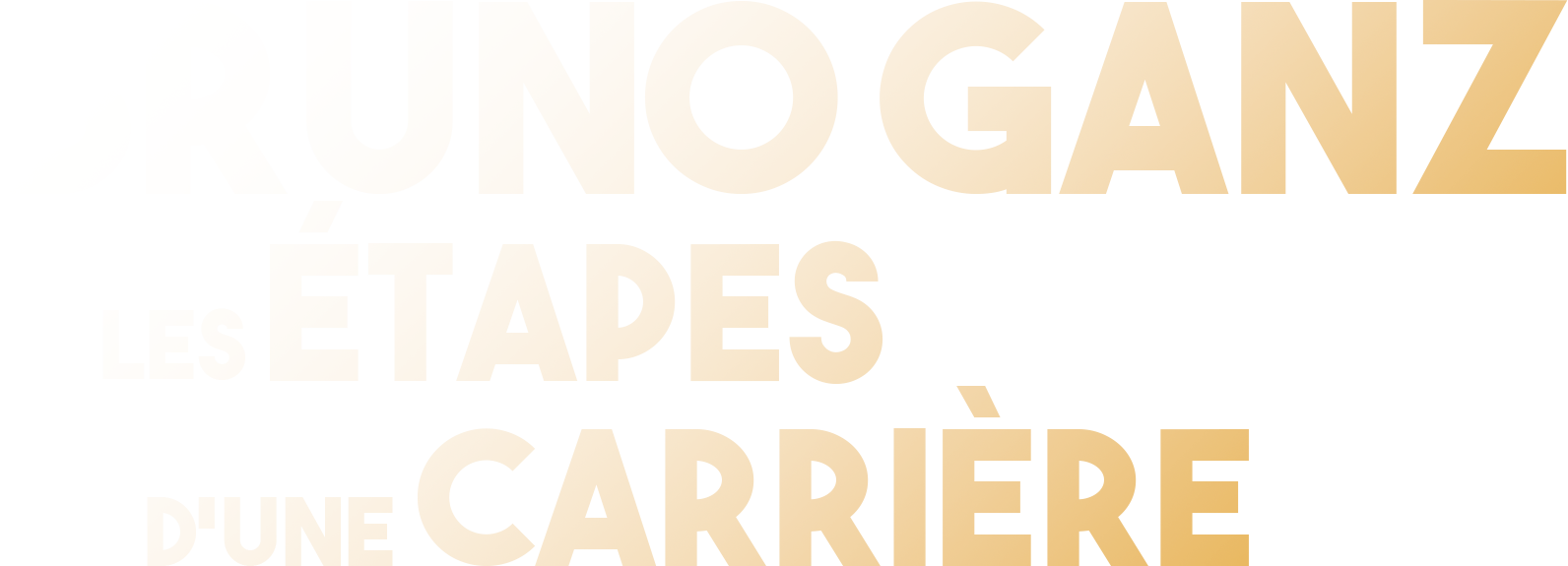 Bruno Ganz, les étapes d'une carrière