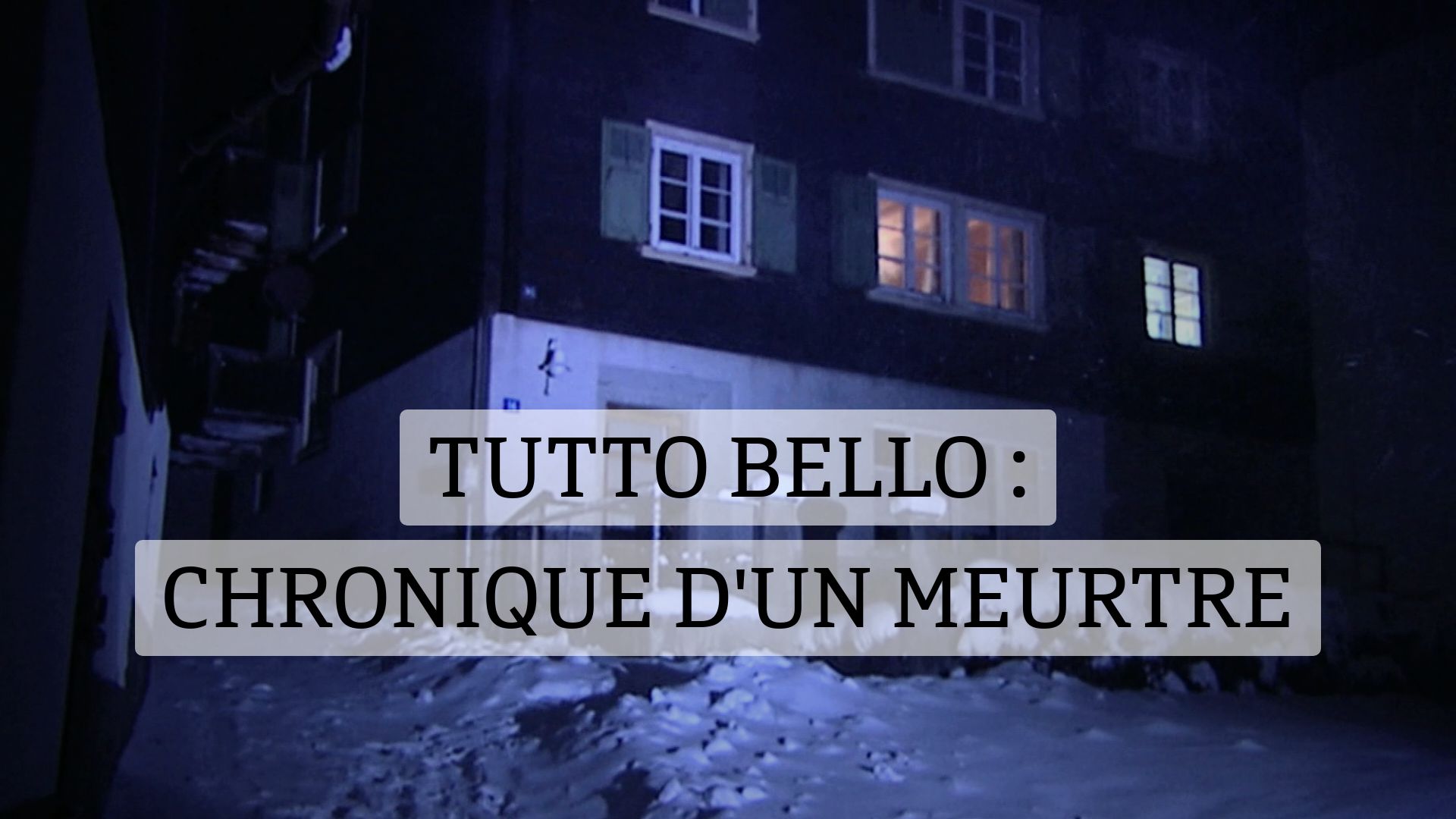 Tutto bello : chronique d'un meurtre