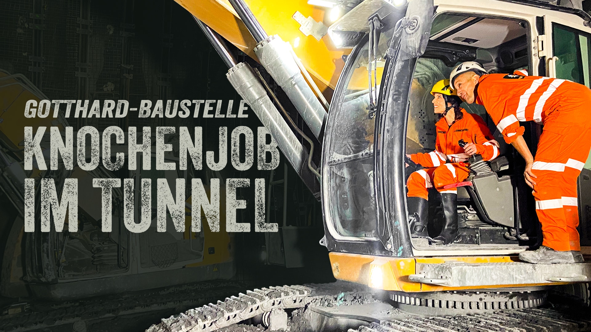 Gotthard-Baustelle - Knochenjob im Tunnel