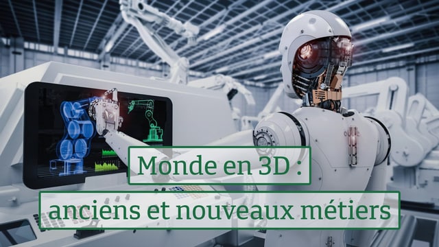 Monde en 3D : anciens et nouveaux métiers