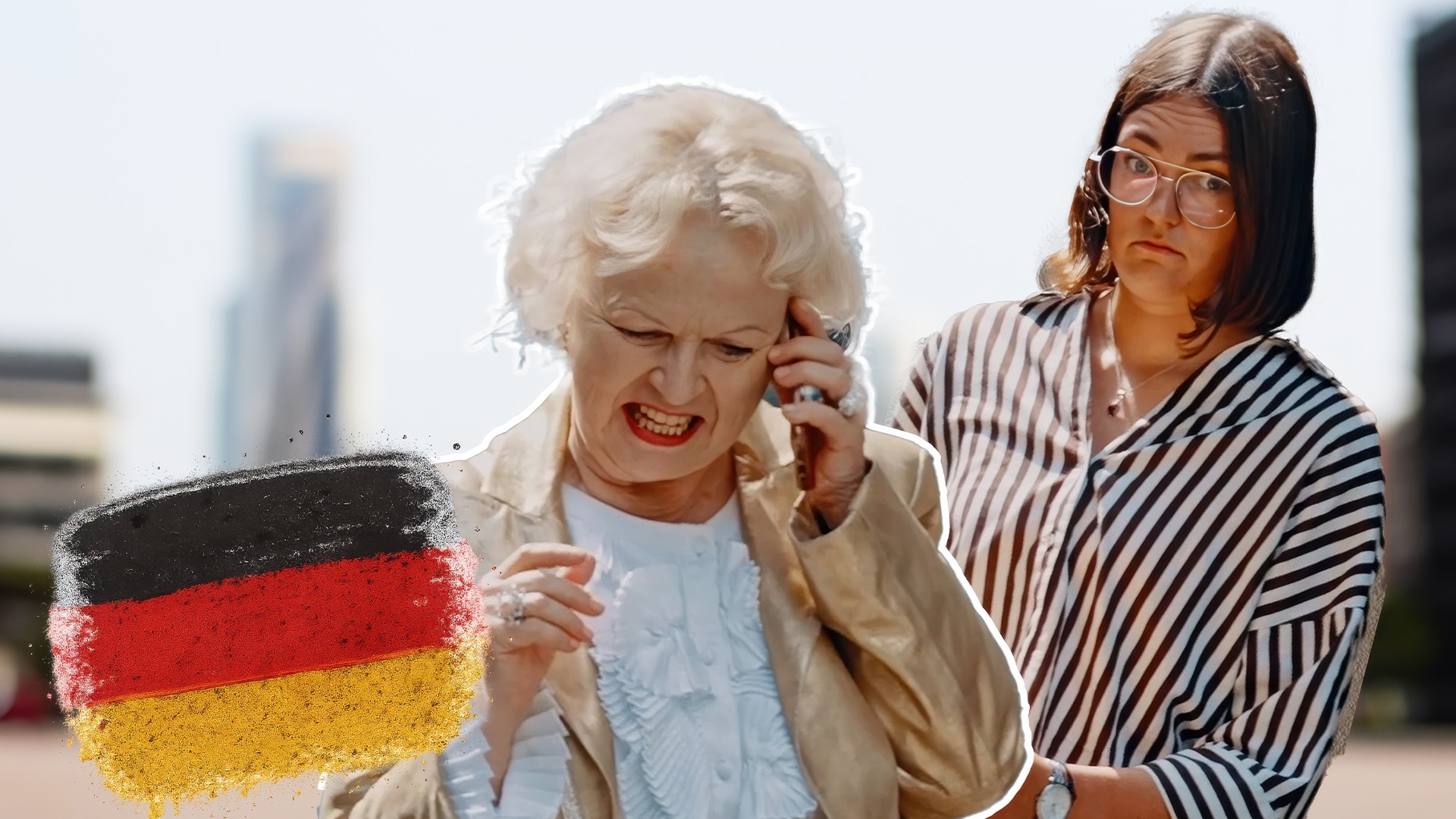 Oma Caroline in Deutschland