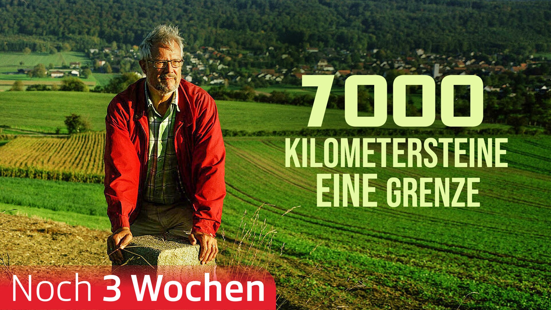 7000 Kilometersteine, eine Grenze