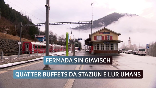 Fermada sin giavisch - quatter buffets da staziun e lur umans