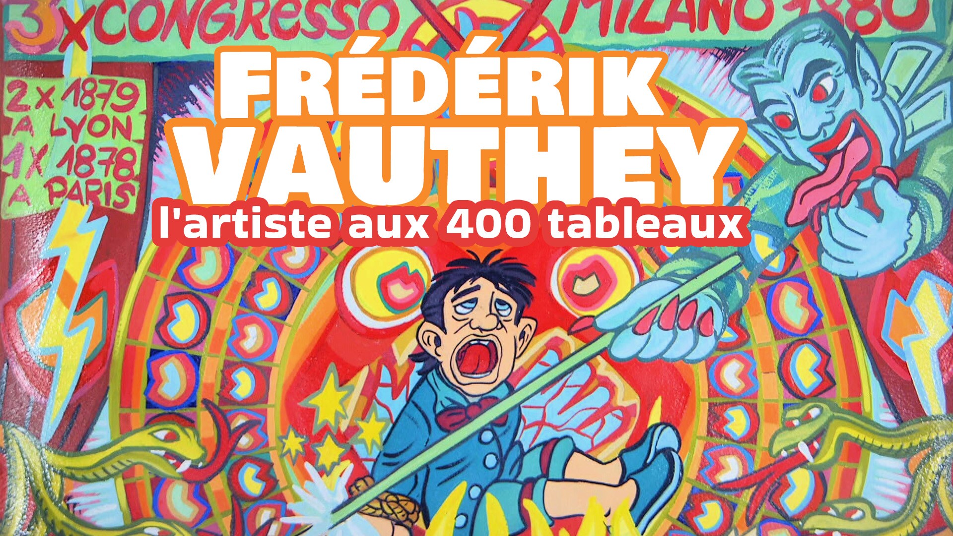 Frédérik  Vauthey, l'artiste aux 400 tableaux