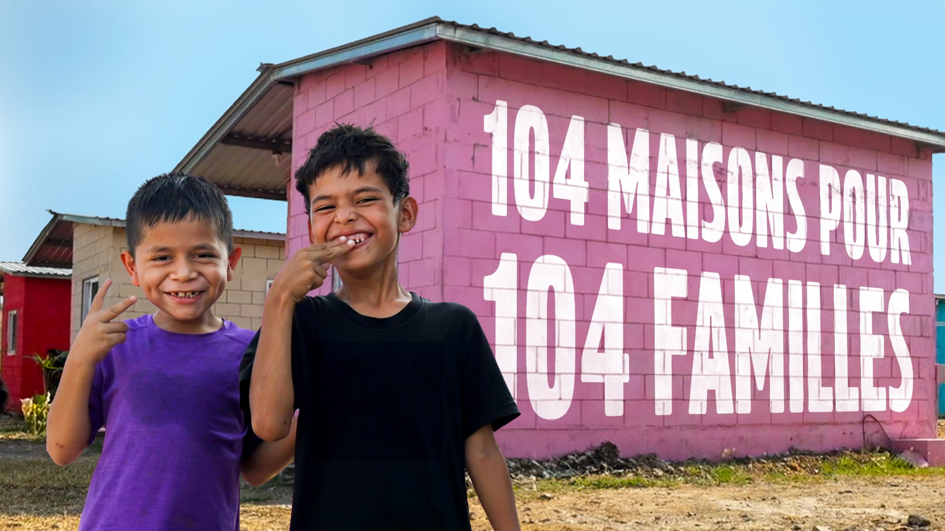 104 maisons pour 104 familles