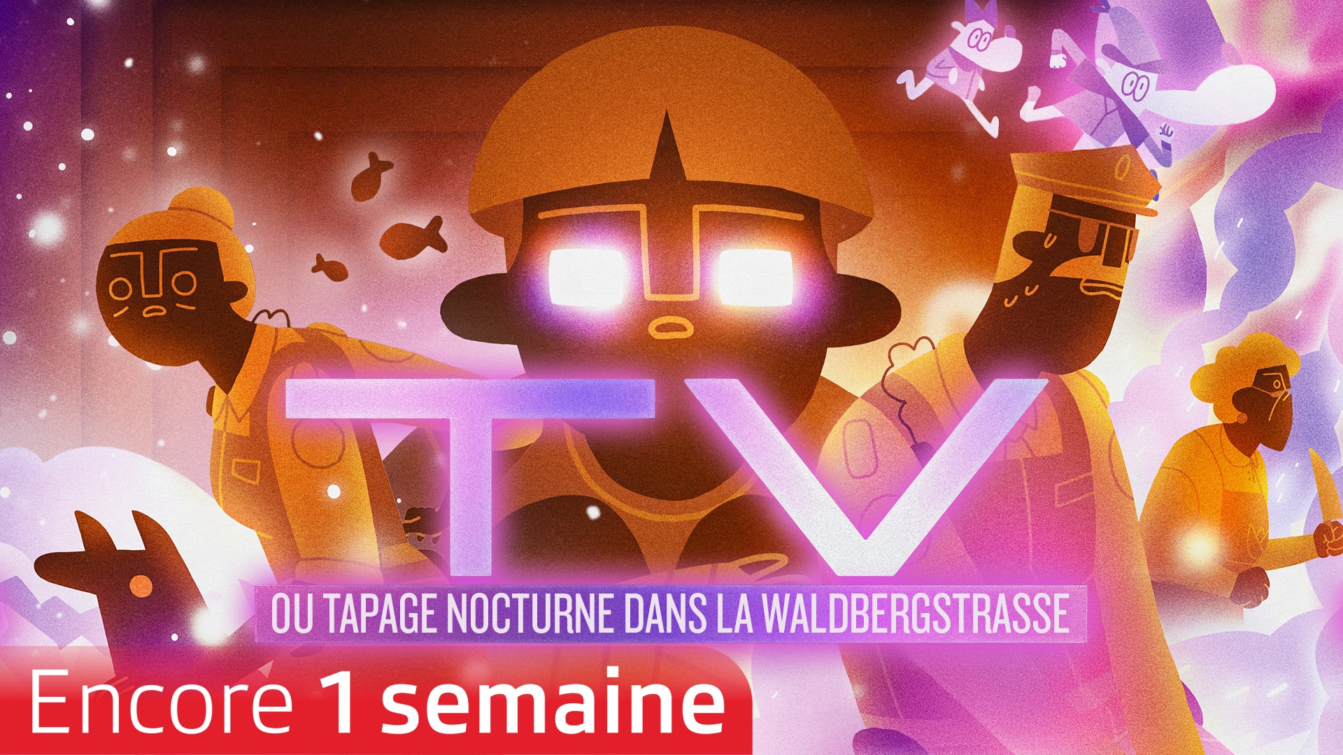 TV et vacarme à la Waldbergstrasse