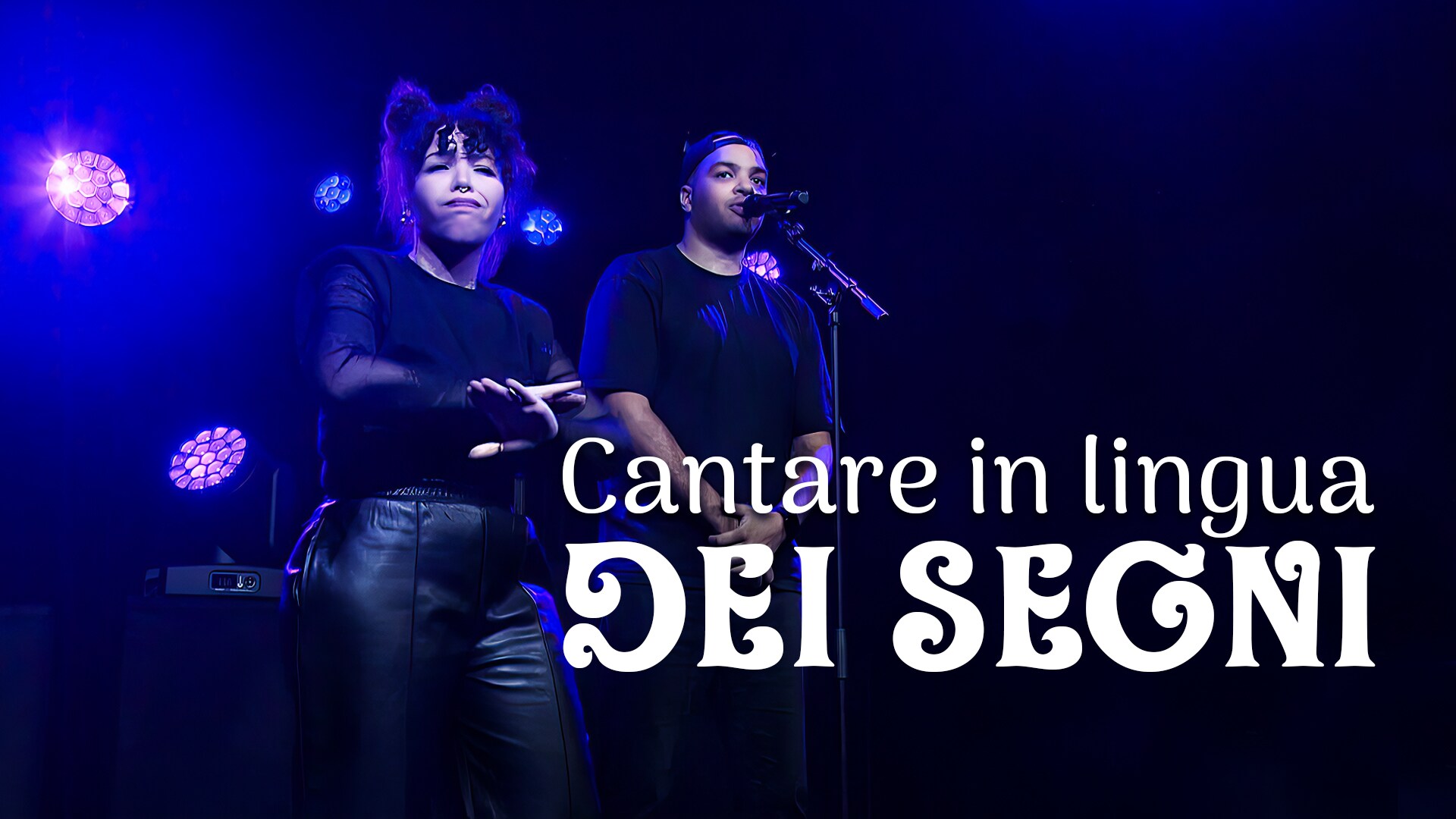 Cantare in lingua dei segni