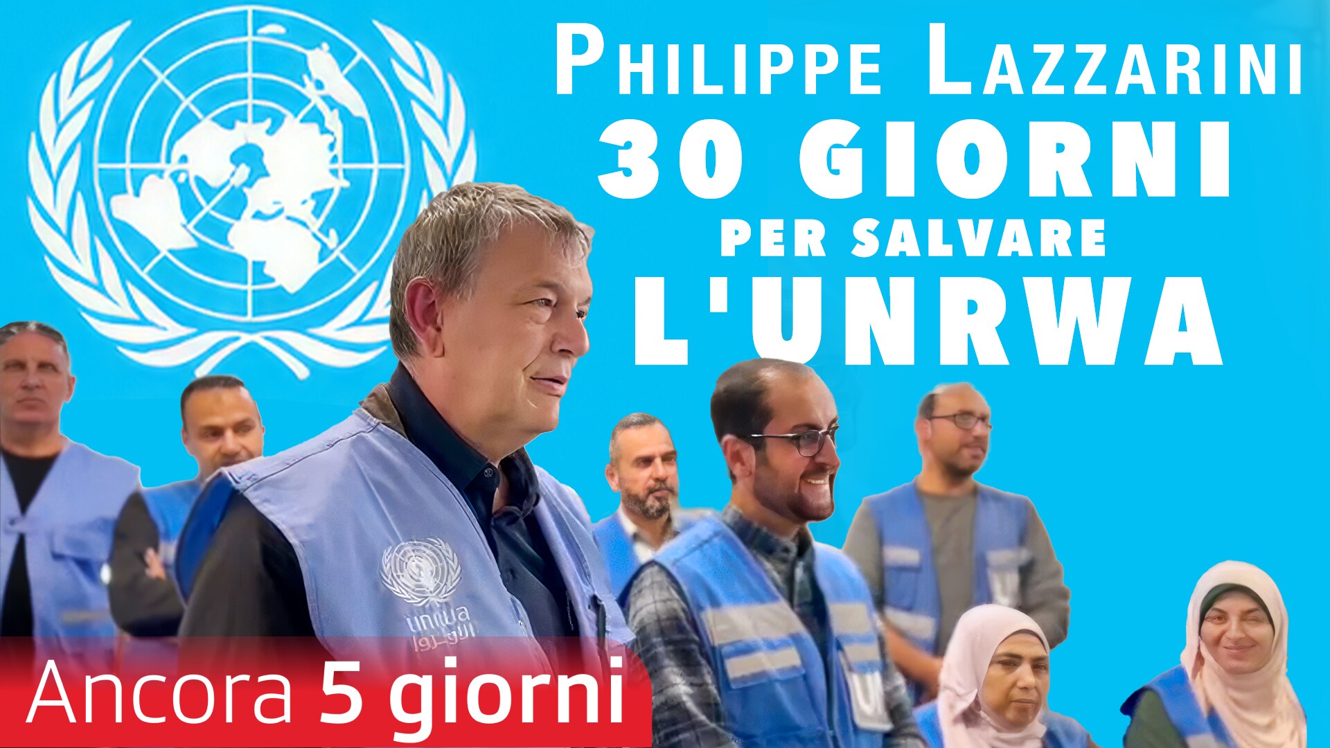 Philippe Lazzarini, 30 giorni per salvare l'UNRWA