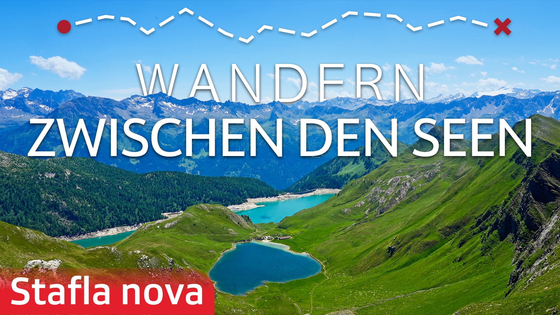 Wandern zwischen den Seen