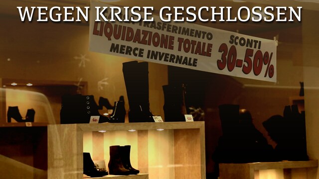 Wegen Krise geschlossen