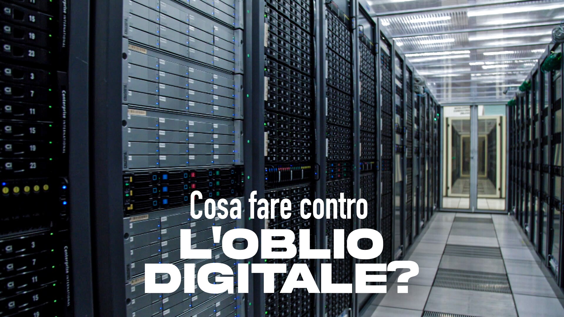 Cosa fare contro l'oblio digitale?