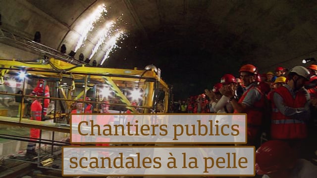 Chantiers publics, scandales à la pelle