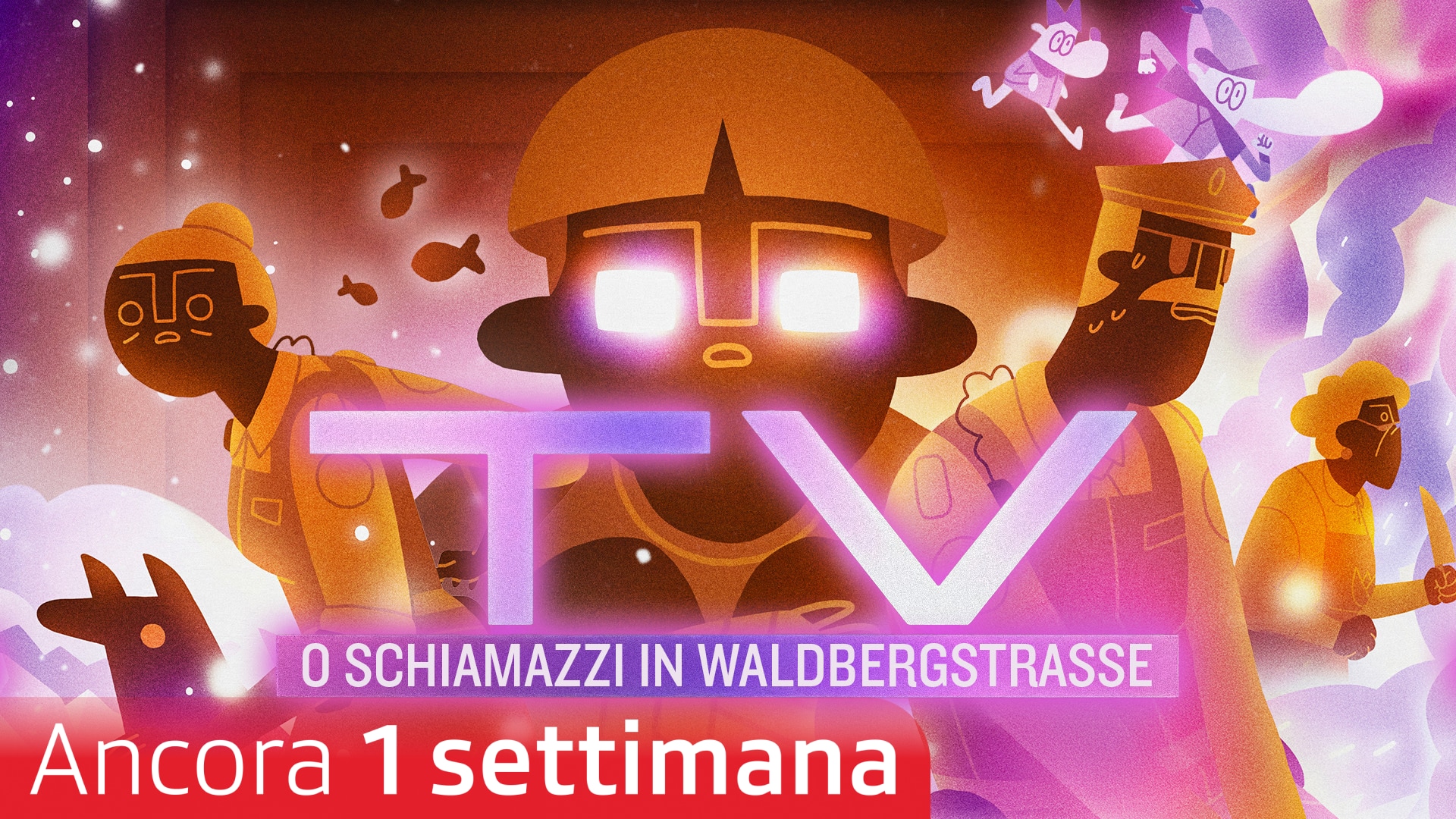TV o schiamazzi in Waldbergstrasse